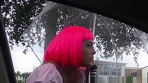 Stranded teen 18+ pickedup and fucked after bj