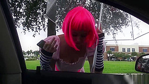 Stranded teen 18+ pickedup and fucked after bj