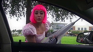 Stranded teen 18+ pickedup and fucked after bj
