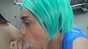 Stranger Fucking Cute Big Black Butt In Public Gym Exhibitionist Taboo Sex