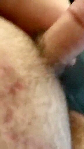 Stroking my cock and playing with my balls