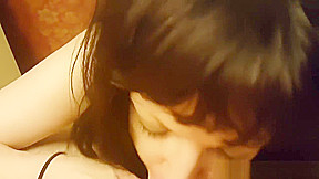 Submissive Wife Draininc Cock At Home