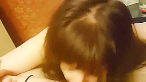 Submissive Wife Draininc Cock At Home