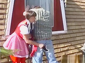 Summer Cummings in little red riding hood