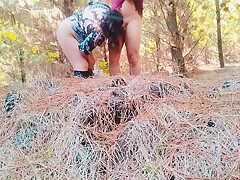 Surprise Fuck In The Woods With Hot Bbw