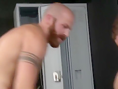 Sweaty gay anal sex - Bareback!