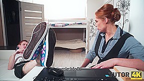 TUTOR4K English instructor gives a pleasant blowjob and gets drilled