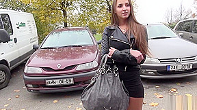 Takevan - Party babe jump in car with stranger and fuck
