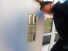 Tanned Lady Gives Cop Oral Intercourse And Titjob