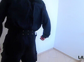 Tanned Lady Gives Cop Oral Intercourse And Titjob
