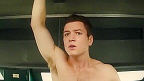 Taron Egerton Hot Sexy Bare Chested in Kingsman The Secret Service