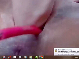 Tatto girl playing with her ass and twerk