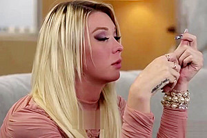 Tattooed guy Ruckus enjoys fucking her Tranny babe Aubrey Kates asshole