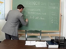Teacher Fucks His student 18+ During A Lecture