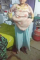 Telugu Aunty Reshma Strip Saree