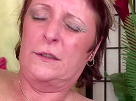 The Granny Caught Masturbating Dude Senses His Chance And Fucks The Old Cunt!