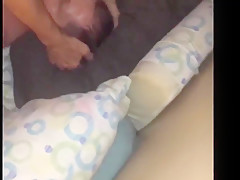 The Sucker Throats Step daddy Cock then Raw Fucks His Top