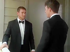 The groom is having hot anal threesome