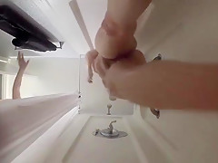 Therykers - I Drain His Cock In The Shower Then Ride Him Until He Cums Again!
