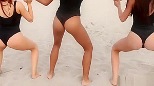 These Ladies Gets Naughty After A Walk From The Beach