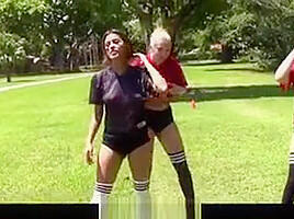 Three Sexy Hot teen 18+ Athlete Girls Mandy, Sophie And Tiffany