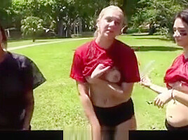 Three Sexy Hot teen 18+ Athlete Girls Mandy, Sophie And Tiffany