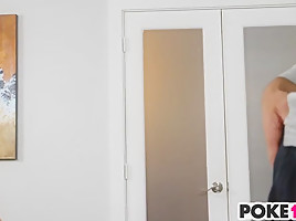 Tight teen 18+ Rosyln Belle takes big cock