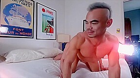 Tiny Asian Man Takes Step daddy Deep