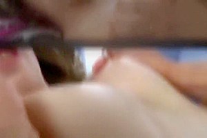 Toying shemale fucks slut