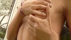 Tranny Michelli Cerqueira Masturbates Her Dick
