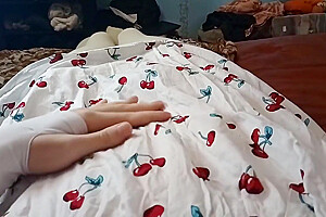 Trap Dressed In White Dress Extremely Cute And Horny