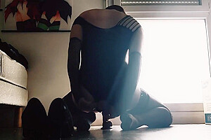 Travesti Francaise Chevauche Step son Gode Tu Veux Participe ?