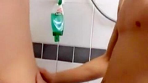 Trio Of Boys In The Shower