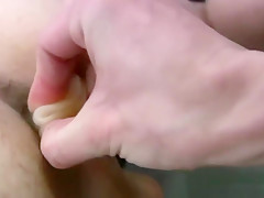 Twink big dick handjob