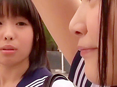 Two Japanese teens 18+ Fuck in Bathroom