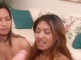Two tight lil Asians share white cock-by PACKMANS