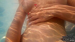Underwater In A Rooftop Jacuzzi With Fresh New Girl Eveniya