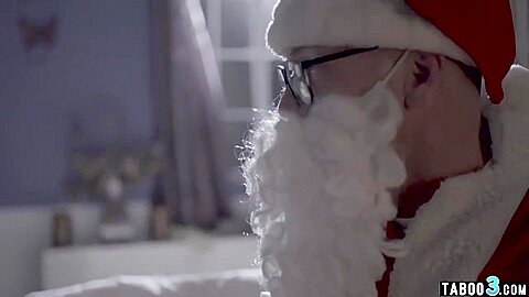 Unhinged Santa Gets Back At Boss By Fuck Stepdaughter