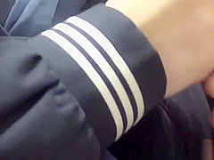 Uniformed teen 18+ asian rubs