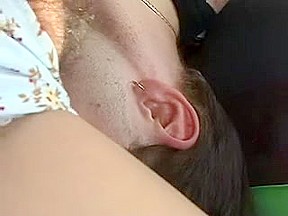 Unshaven pussy babe gets dicked by a mechanic