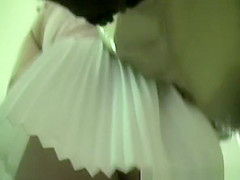 Upskirt and light in the ass