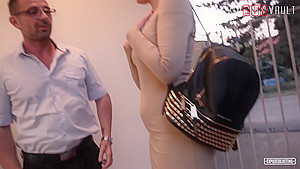 VIPSEXVAULT - Shy Redhead Eva Berger Fucked Hard On Her First Casting