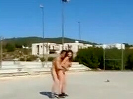 Very Hot Brunette Fucked And Taking Facial In Public