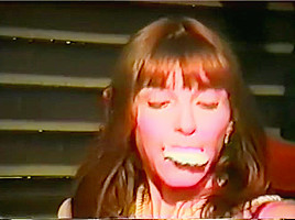 Vintage chairtied girl feet tickled