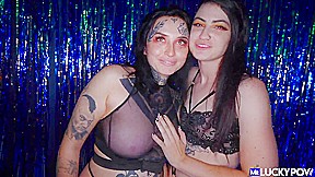 Watching Her Tatted Big Tit Girlfriend Get Fucked in 4K - MrLuckyPOV