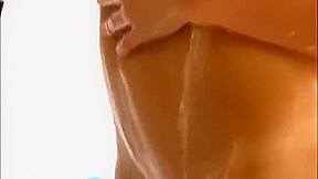 Who is she? Busty asian, soaping her amazing body and taking a shower