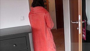 Wife fucks Delivery Men and records Video for Husband