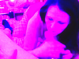 Wife sucking me and talking about how much she likes bbc