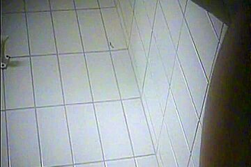 Wrapped in towel this amateur doesn