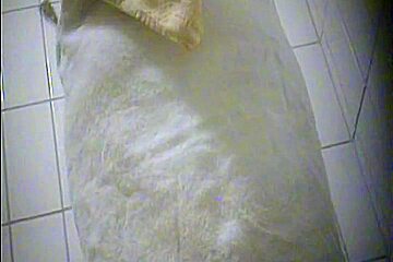 Wrapped in towel this amateur doesn